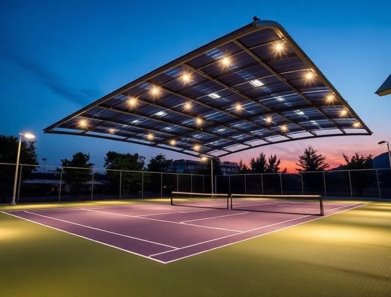 Padelbaan Overkapping